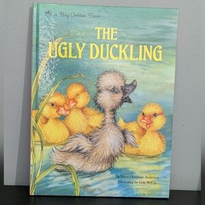 The Ugly Duckling Vintage Big Golden Book Children's Book 90's